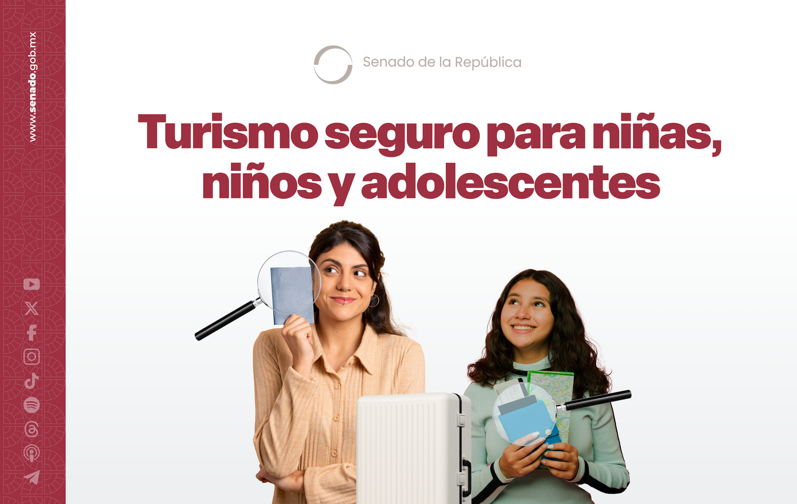 Senado aprueba que turistas acrediten parentesco cuando viajen con menores