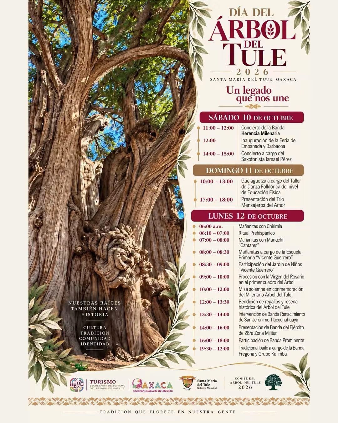 ¡Feliz cumpleaños al Árbol del Tule!